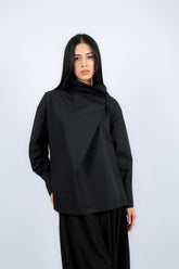 Shift Collar Shirt - Black
